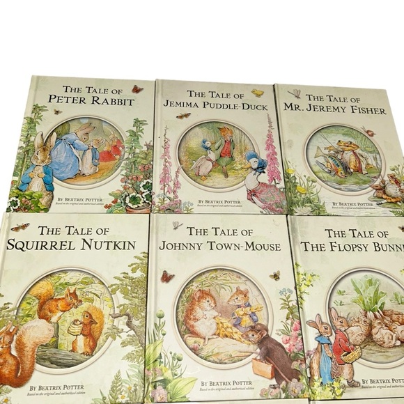 The Peter Rabbit Library Beatrix Potter Book Set 2016 Hardcover 9 Books lot - Picture 2 of 3